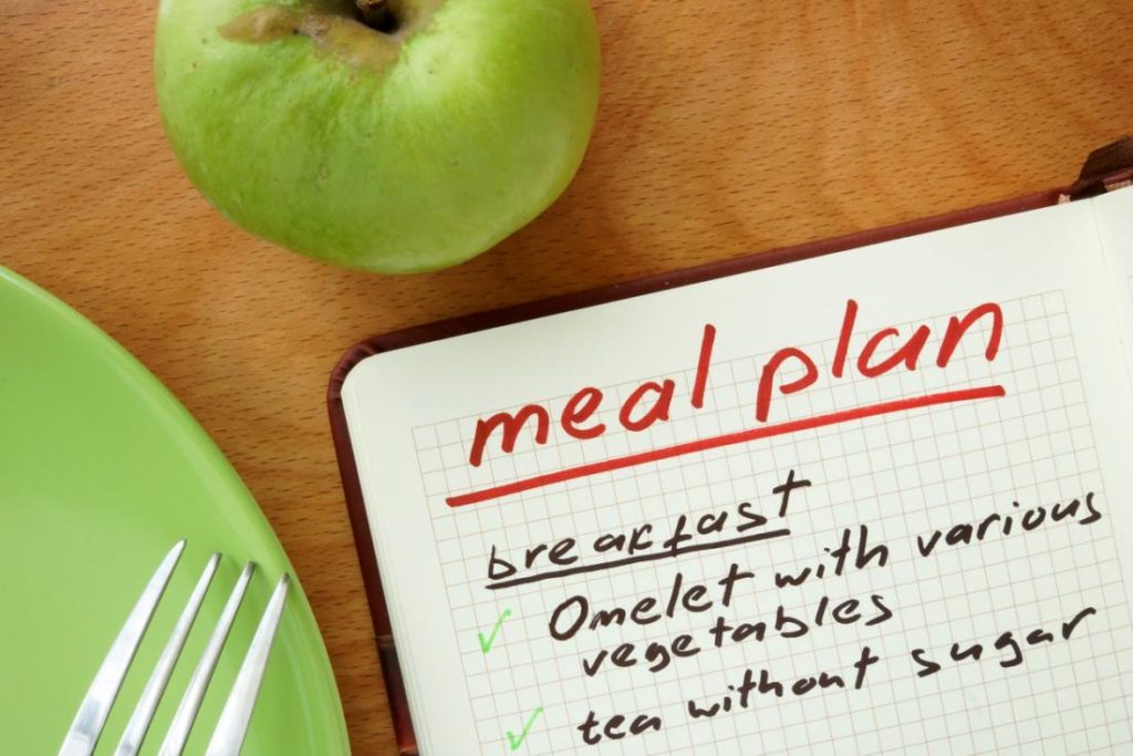 sample one-week meal plan