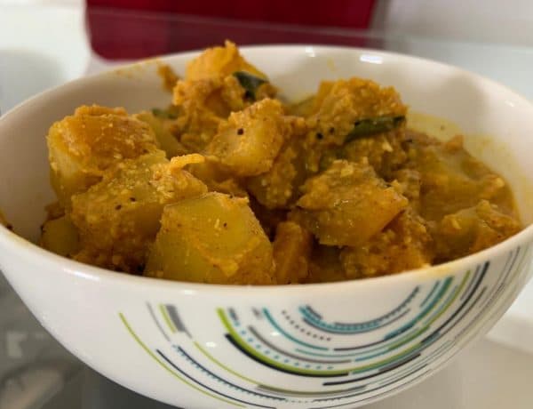pumkin and potato curry