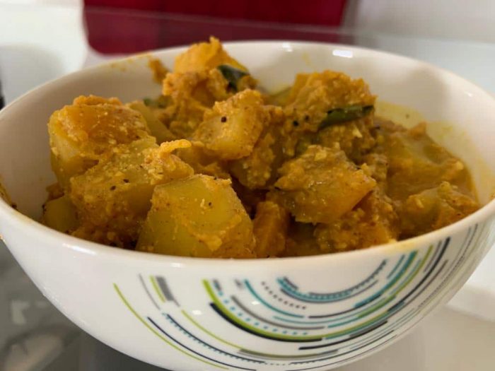 pumkin and potato curry